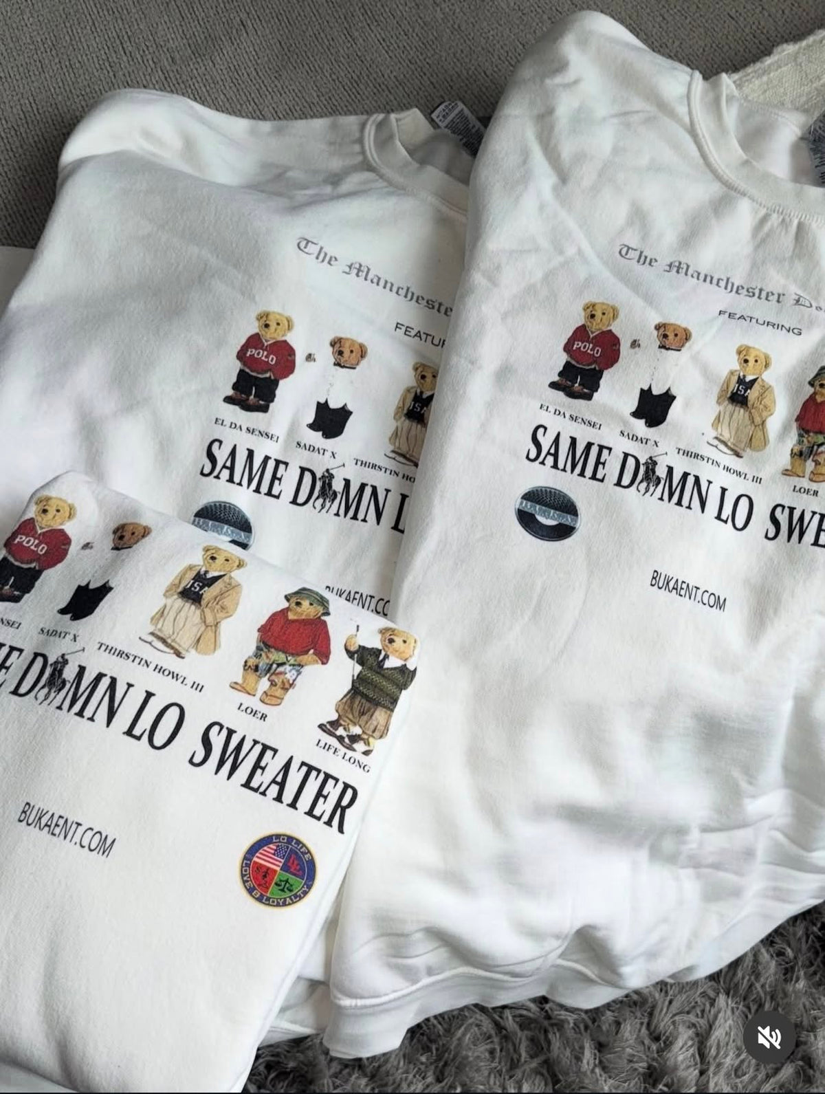 Same Damn Lo Sweater's